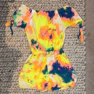 Colorful Tie-Dye Romper